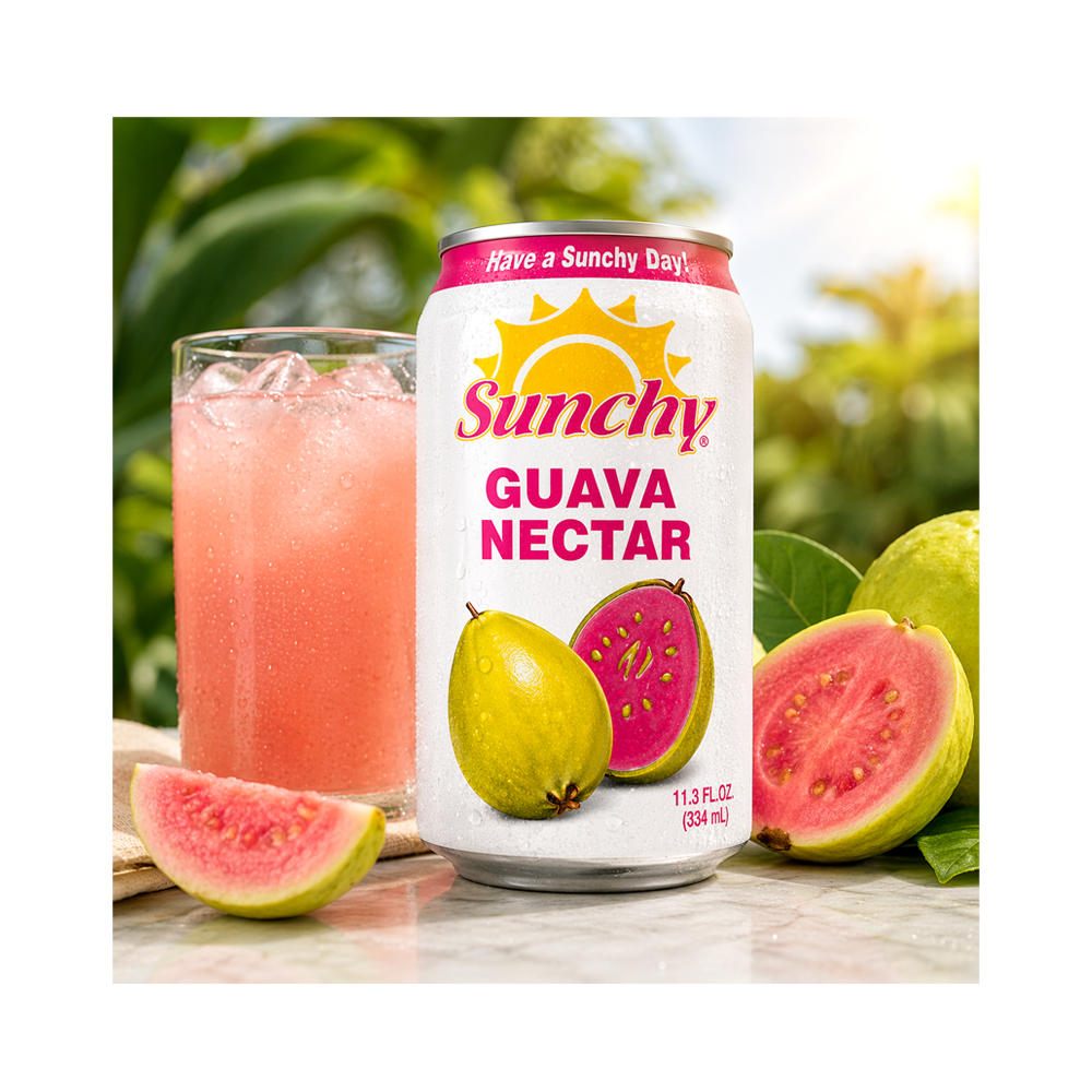 Pack 6uds Néctar de Guayaba Sunchy (6x330ml)