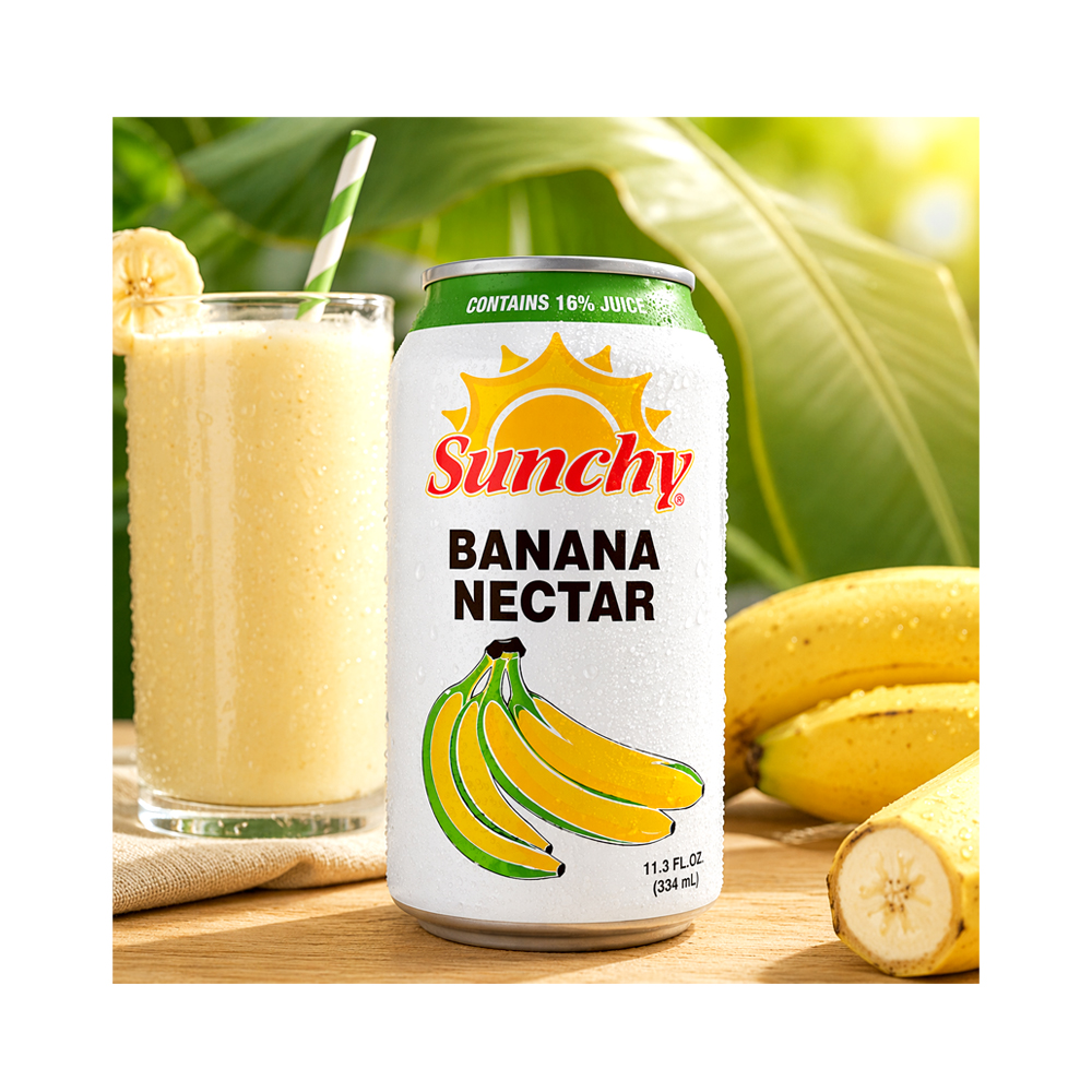 Pack 6uds Néctar de Plátano Sunchy (6x330ml)