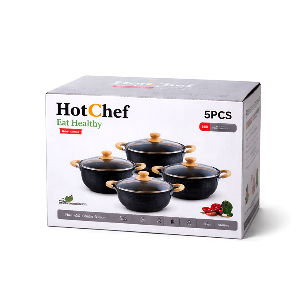Juego Ollas HotChef Infrarrojo (10uds)