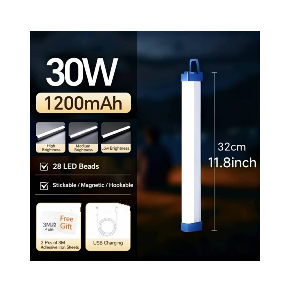 Lámpara Récargable tipo LED 32cm