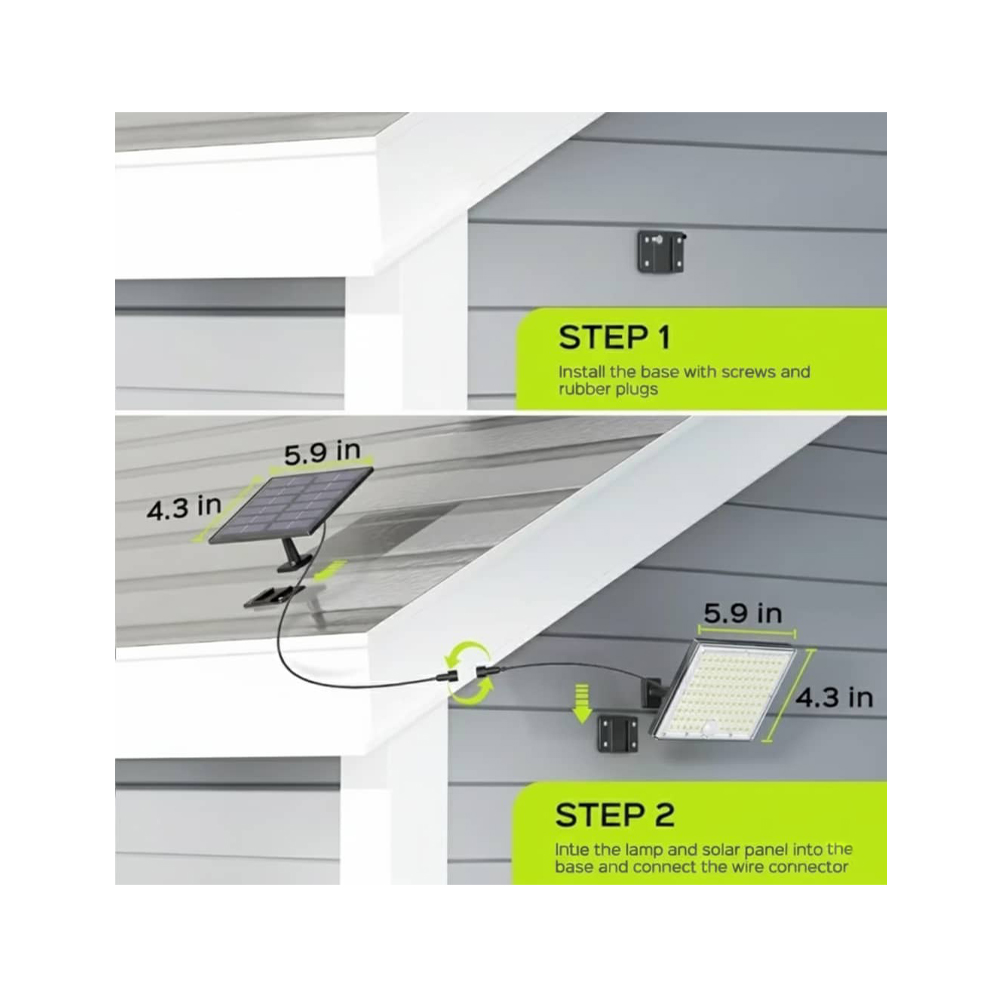 Lámpara Solar para Interior y Exterior