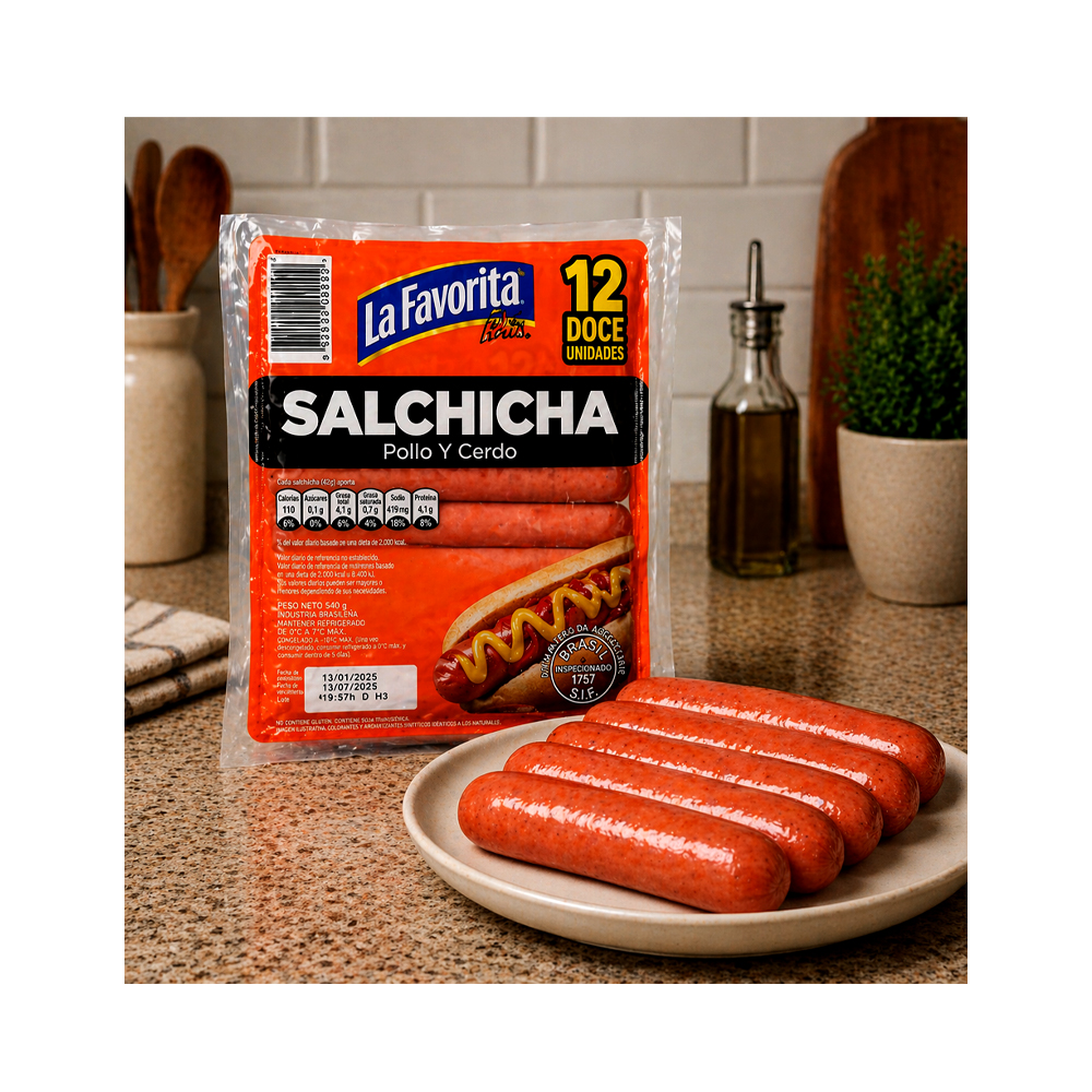 Salchicha de Cerdo & Pollo (408g)