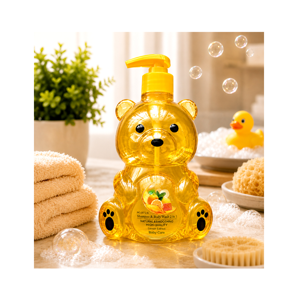 Shampoo/Gel de Baño para Bebé Limón (400ml)