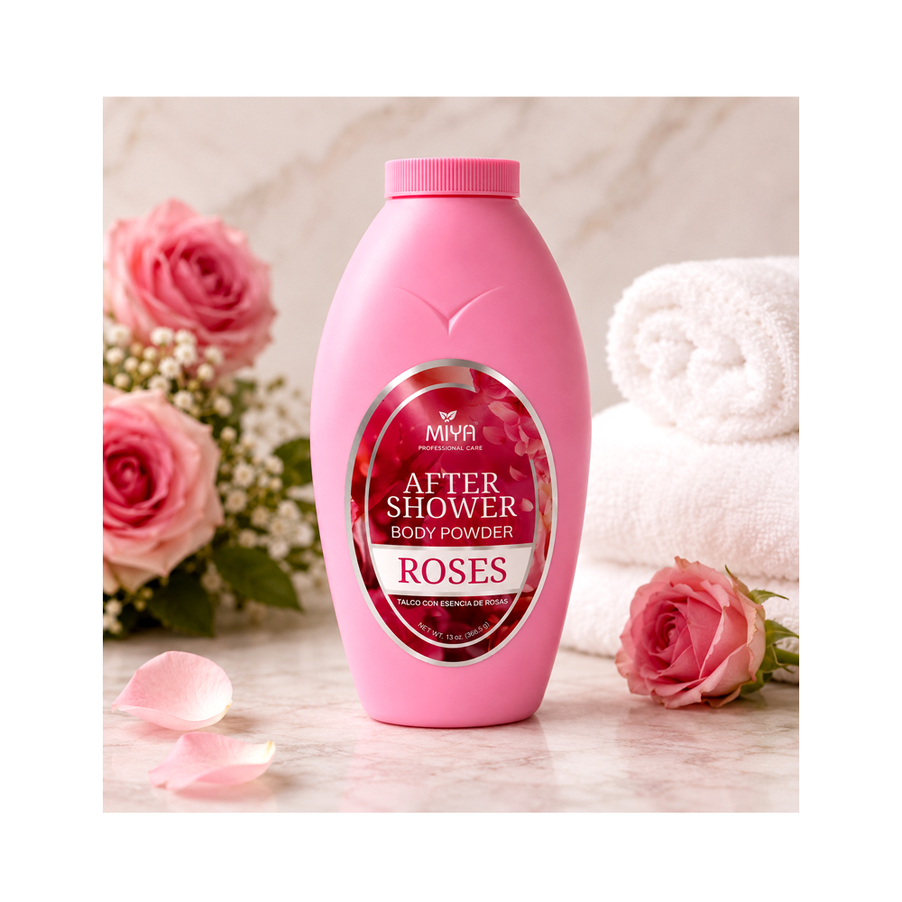 Talco con Esencia de Rosas (368g)