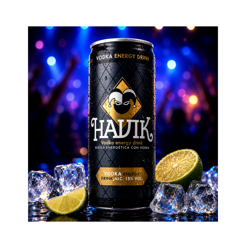Pack 6uds Bebida Energetica Vodka Havik (6x250ml)