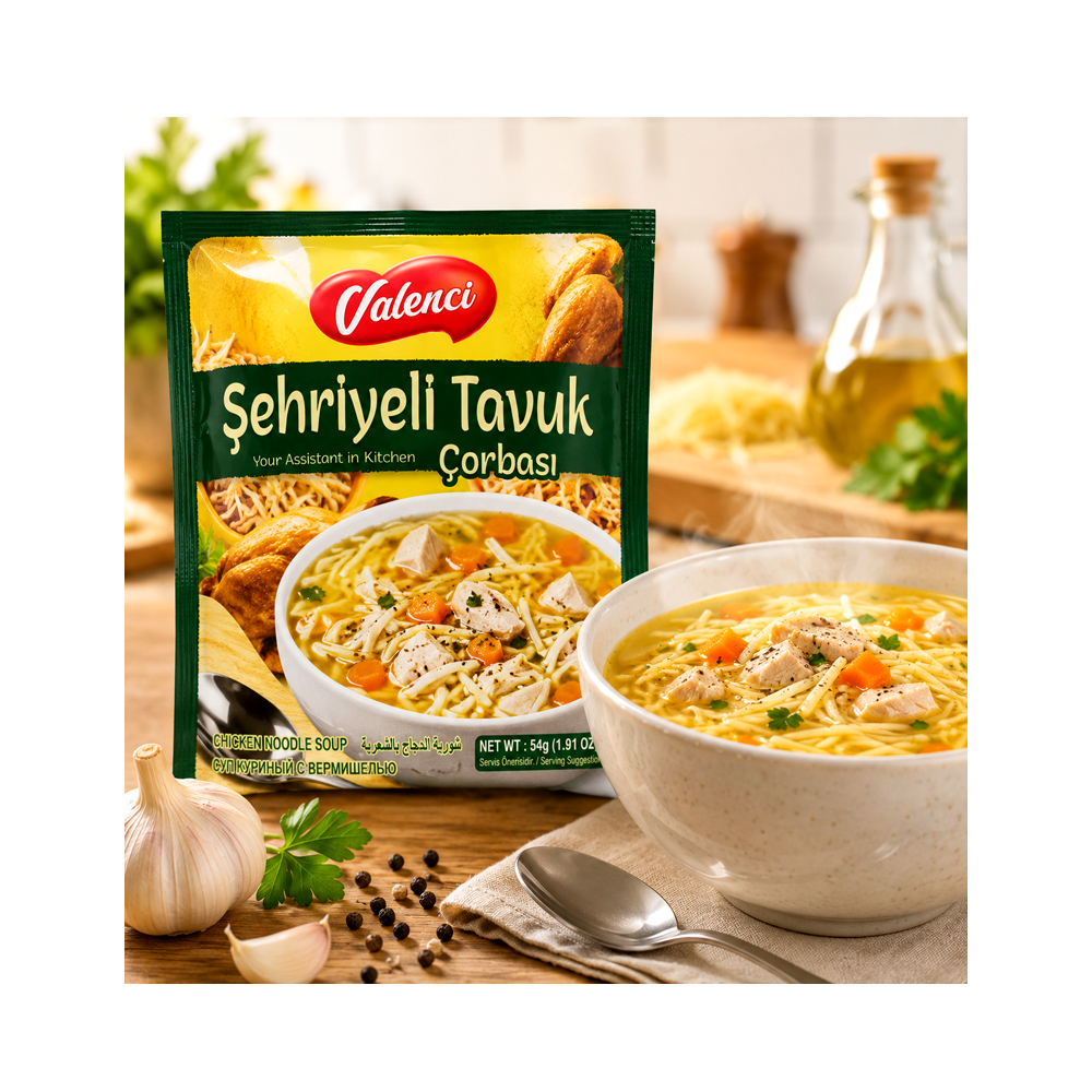 Sopa Instantanea de Pollo Valenci (54g)