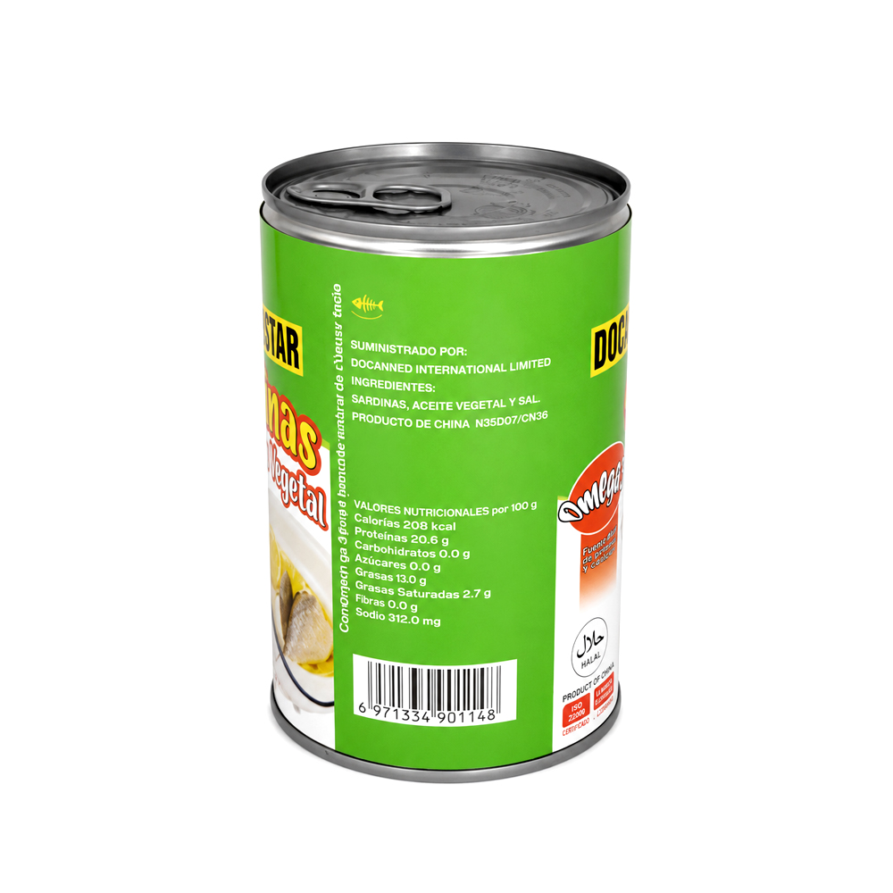 Sardina en Aceite Vegetal (425g)