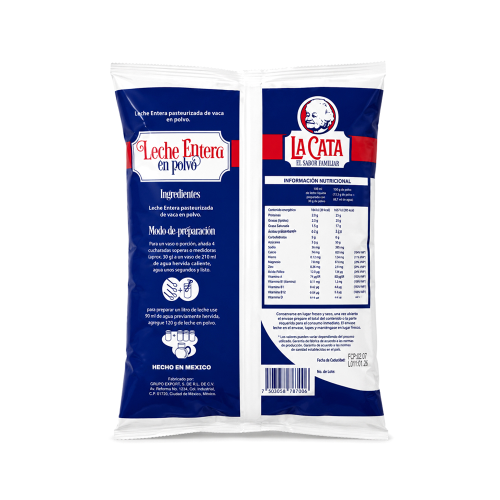 Leche Entera La Cata (1kg)