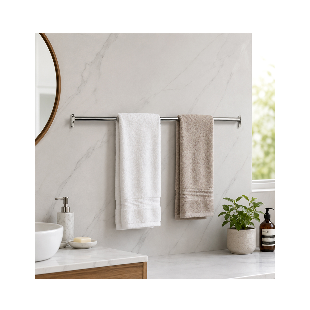 Toallero de Níquel Regulable (60-90cm)