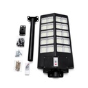 Lampara Solar Recargable Negra 34x60cm