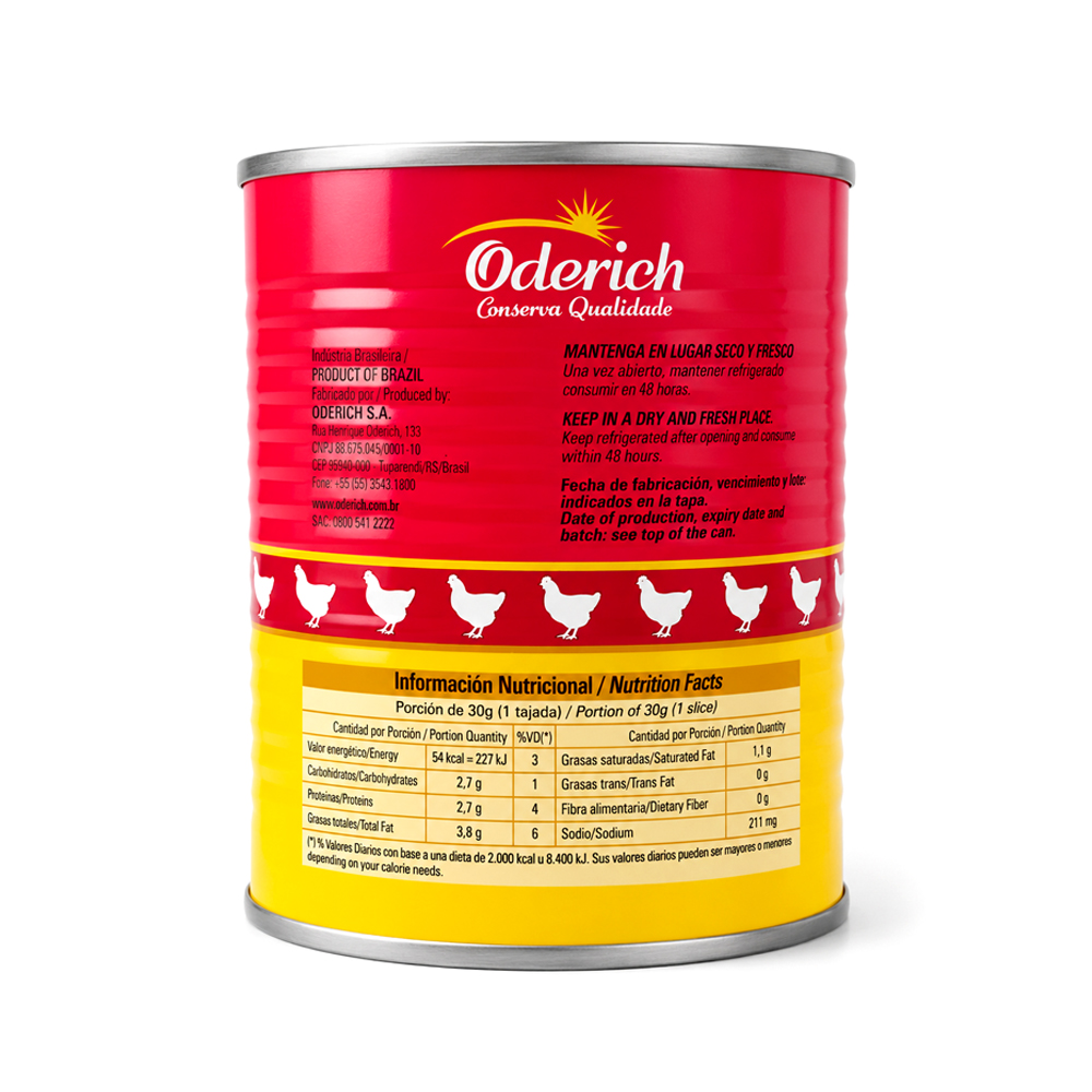 Jamonilla Oderich de Pollo 340g