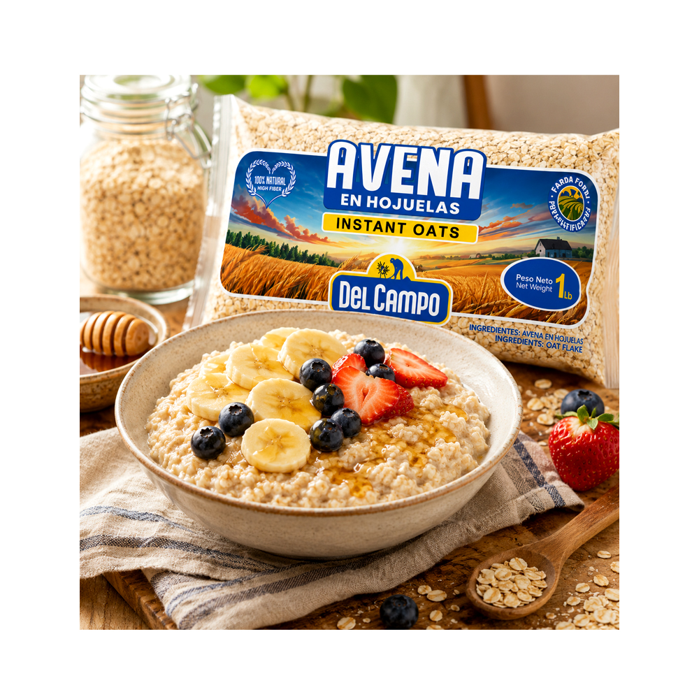 Avena en Hojuelas Del Campo (1lb)