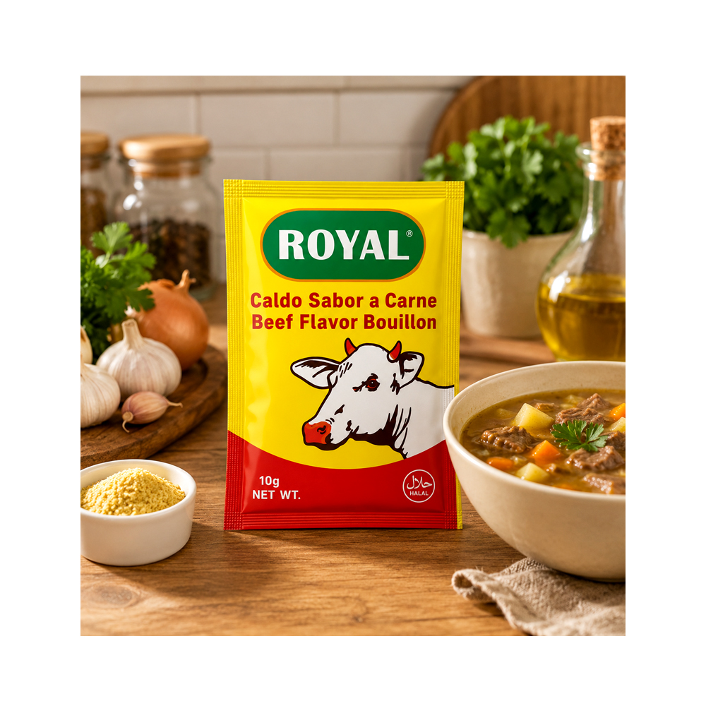 Caldo en Polvo de Res Royal (10g)