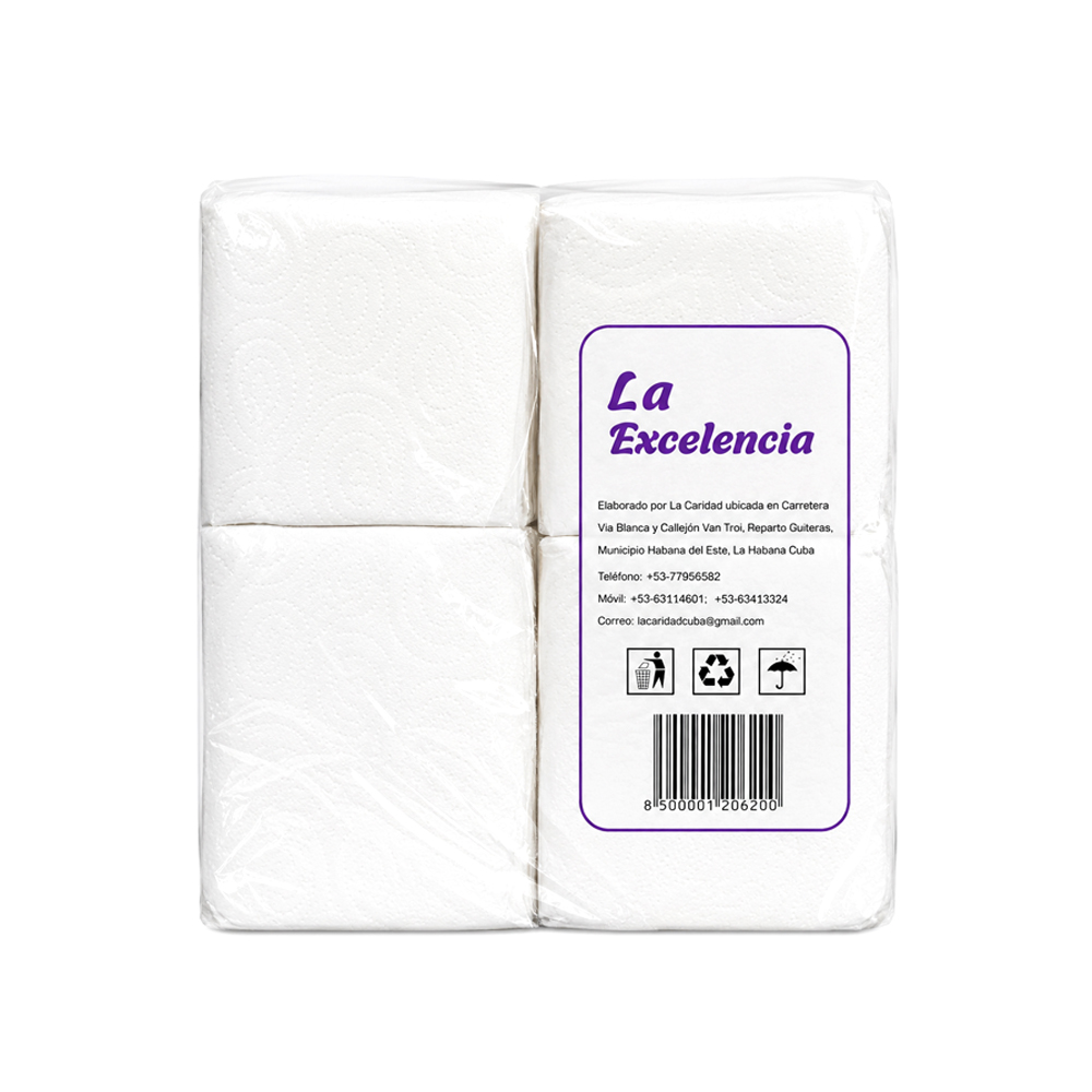 Pack 4 uds Papel Higiénico La Excelencia