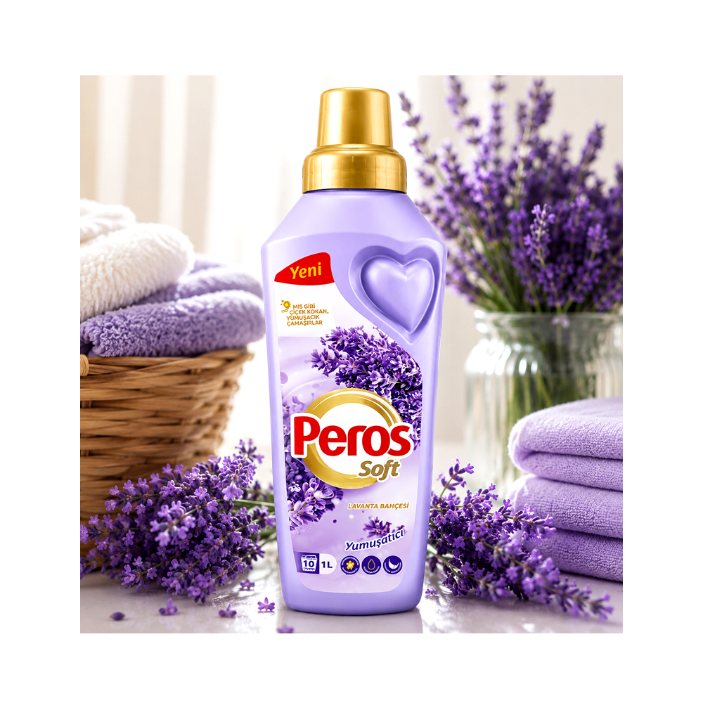 Suavizante para Ropa Peros Soft Fragancia Lavanda (1L)