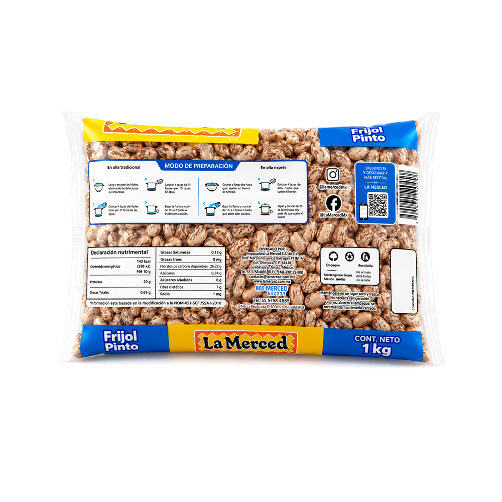Frijol Pinto La Merced (500g)