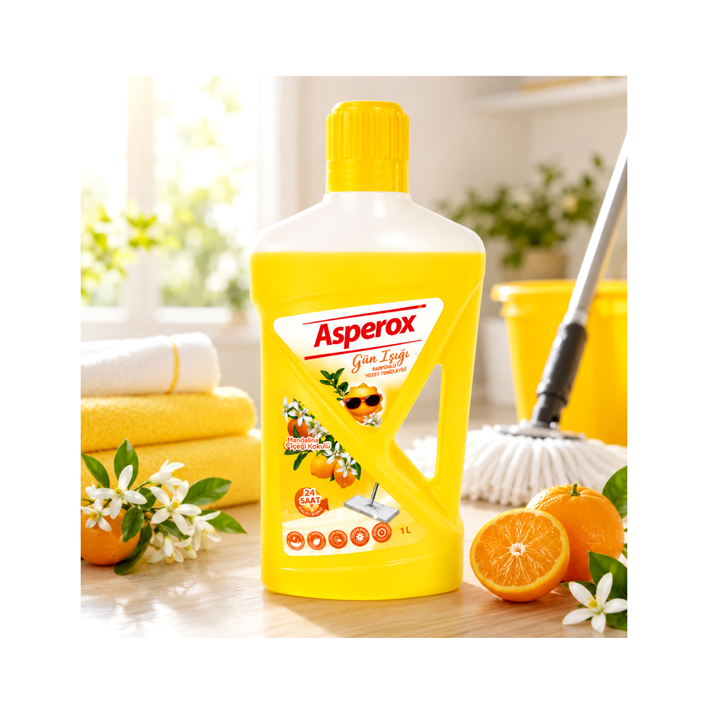 Limpiador de Superficies Asperox Fragancia Naranja y Limón (1L)