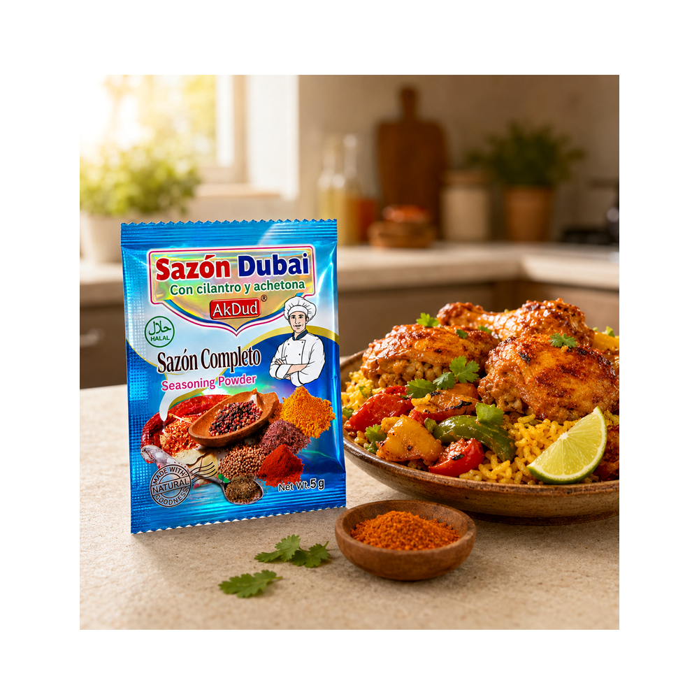 Sazón Dubái con Culantro y Achiote (5g)