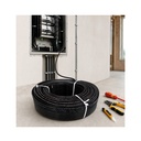 Cable Eléctrico Q7-LUMINA con Conductor Trenzado y Cubierta de Nailon Negro (100m)