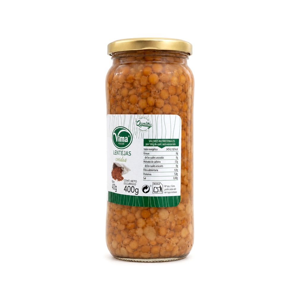 Lentejas Cocidas Vima (540g)