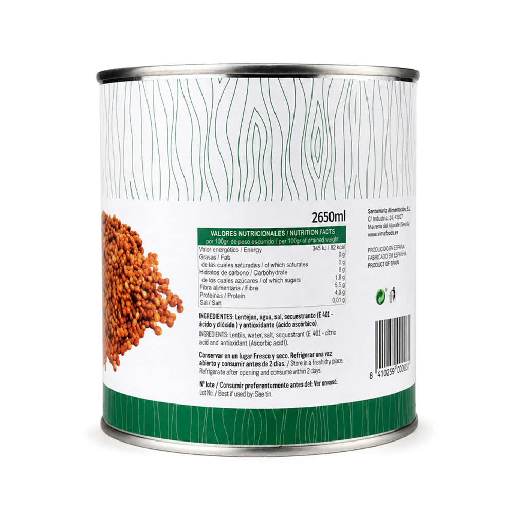 Lentejas Vima (2500g)