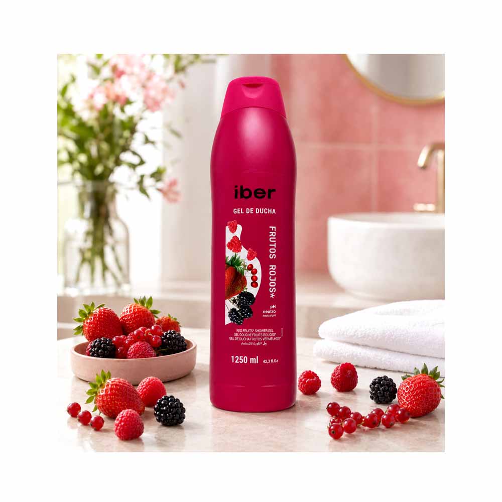 Gel Iber de Ducha Frutos Rojos (1250ml)