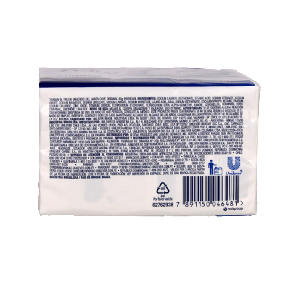 Jabón Dove (3X90g)