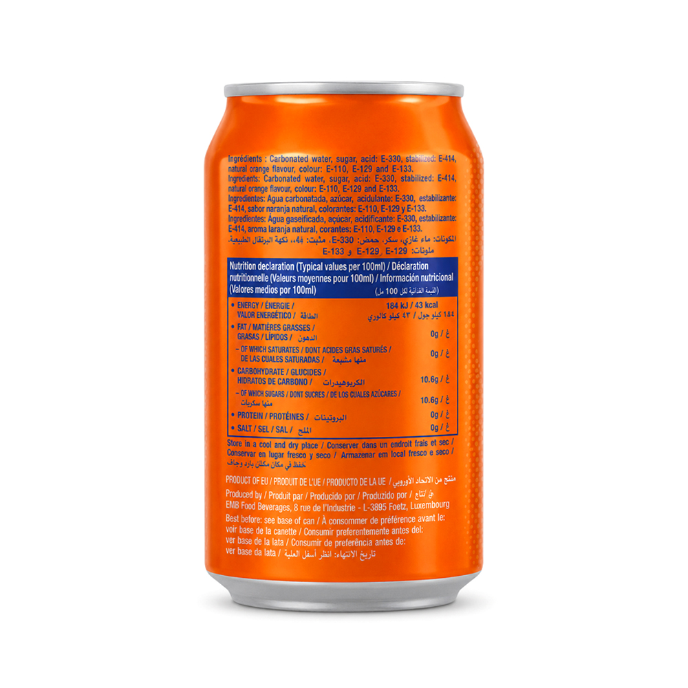 Pack 6uds de Refresco Santa Orange (6x330ml)