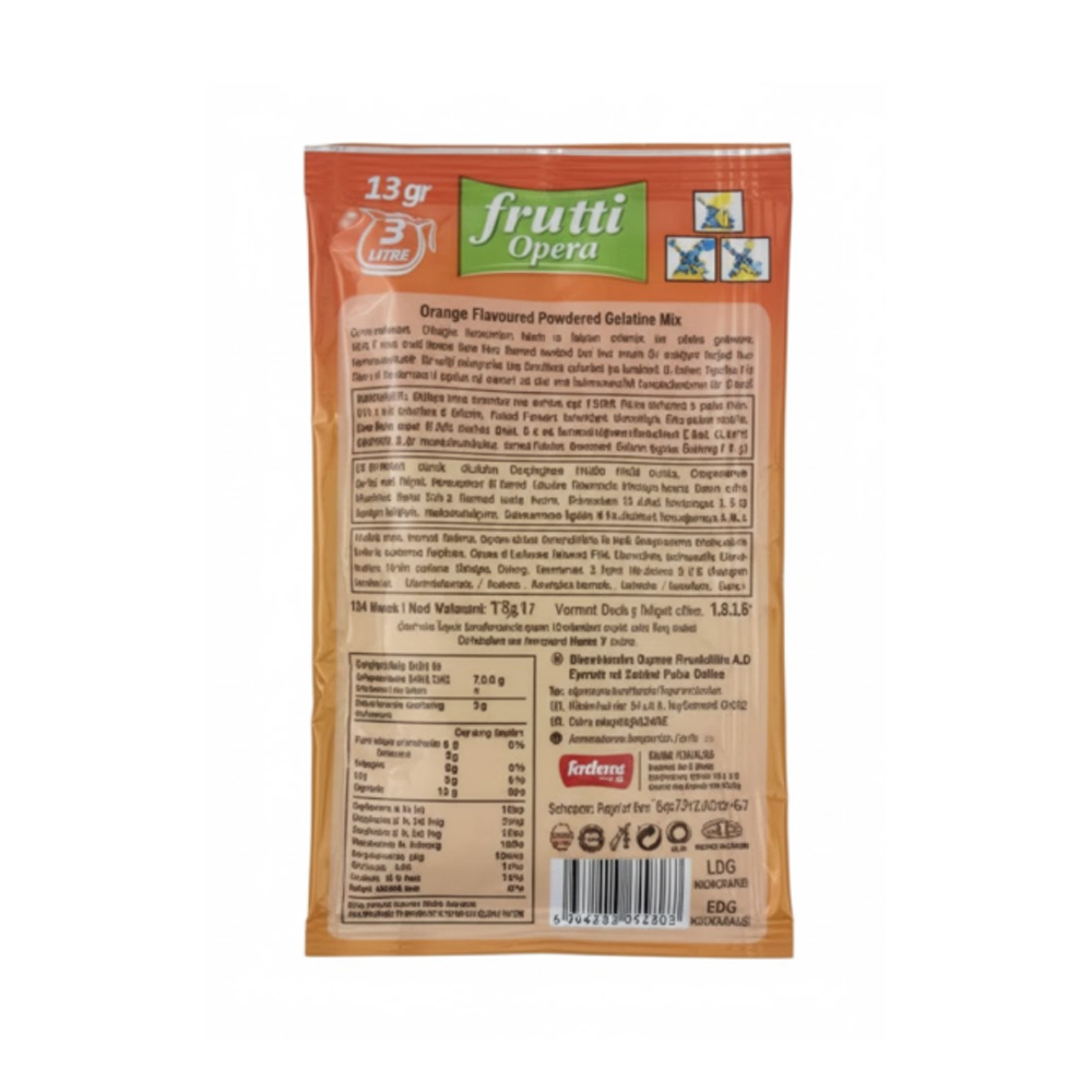 Pack de 6u Gelatina Golden Best (6x20g) +1 Refresco Fruti Opera (Rinde 3L)