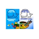 Libros Infantiles Coloreando con Mar y Pesca