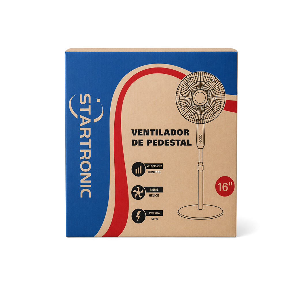 Ventilador de Pedestal Startronic 16¨(50w)