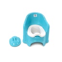 Sillita Orinal con Tapa para Bebe de Color Azul