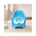 Sillita Orinal con Tapa para Bebe de Color Azul