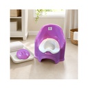Sillita Orinal con Tapa para Bebe de Color Morada