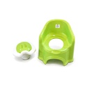 Sillita Orinal con Tapa para Bebe de Color Verde