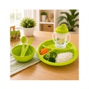 Set de Alimentación para Bebe de Color Verde