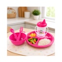 Set de Alimentación para Bebe de Color Rosado