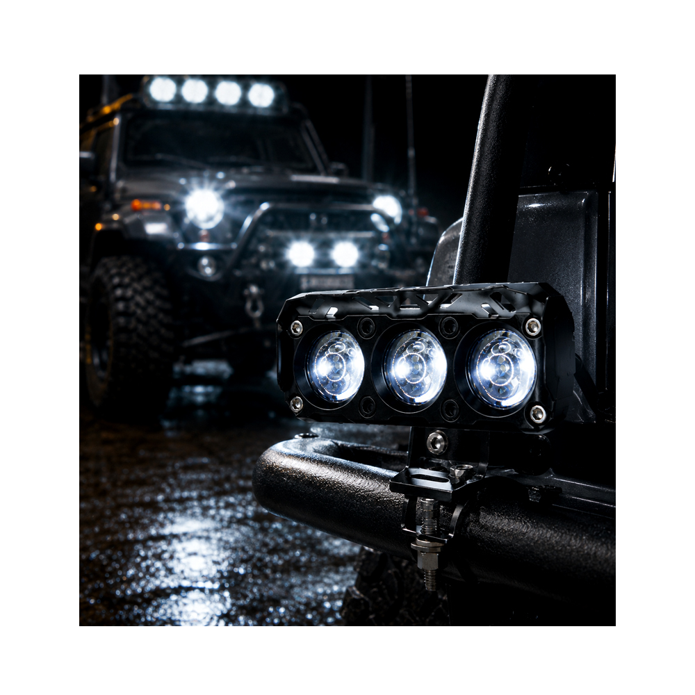 Neblineros Potentes Led para Motorinas (3 lupas)