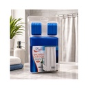 Cortinas de Baño Plásticas Impermeables Color Azul Fuerte (180cmx180cm)