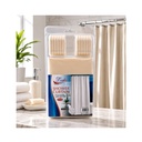 Cortinas de Baño Plásticas Impermeables Color Blanco Hueso (180cmx180cm)