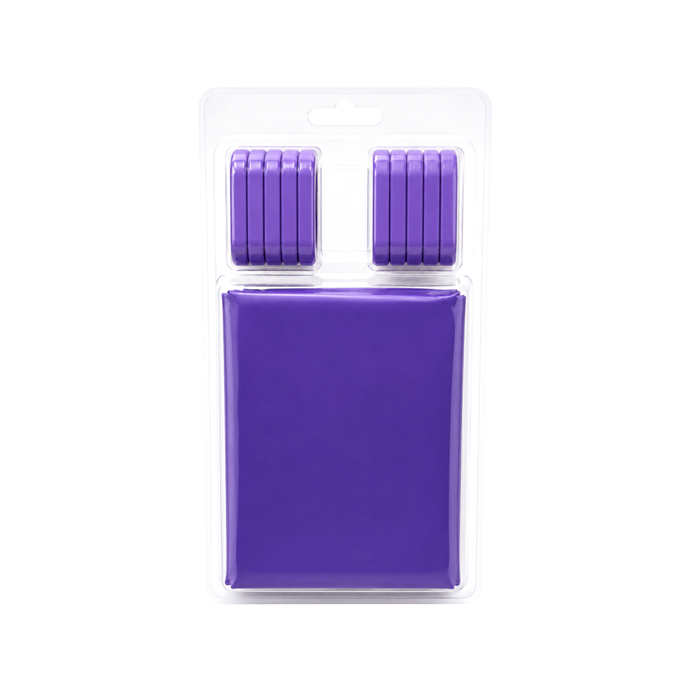 Cortinas de Baño Plásticas Impermeables Color Morada (180cmx180cm)