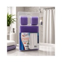 Cortinas de Baño Plásticas Impermeables Color Morada (180cmx180cm)