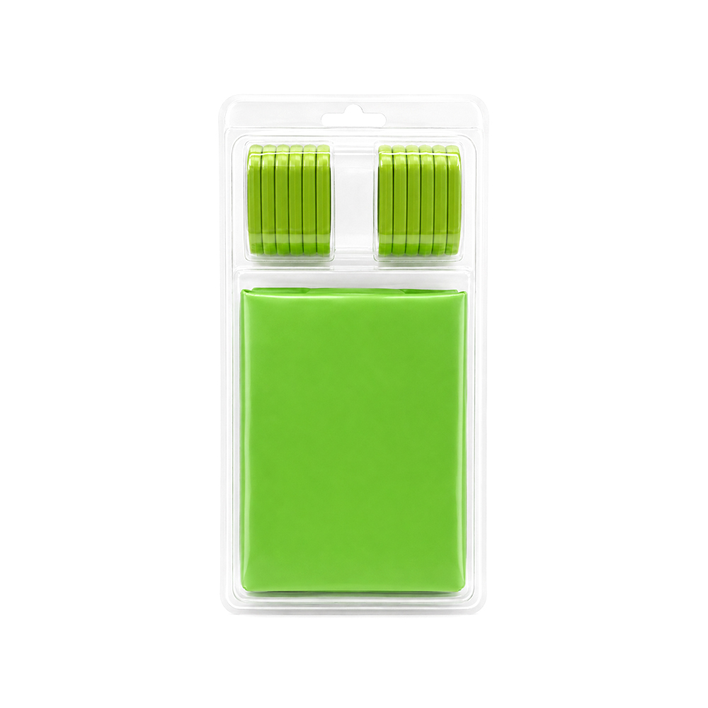 Cortinas de Baño Plásticas Impermeables Color Verde (180cmx180cm)