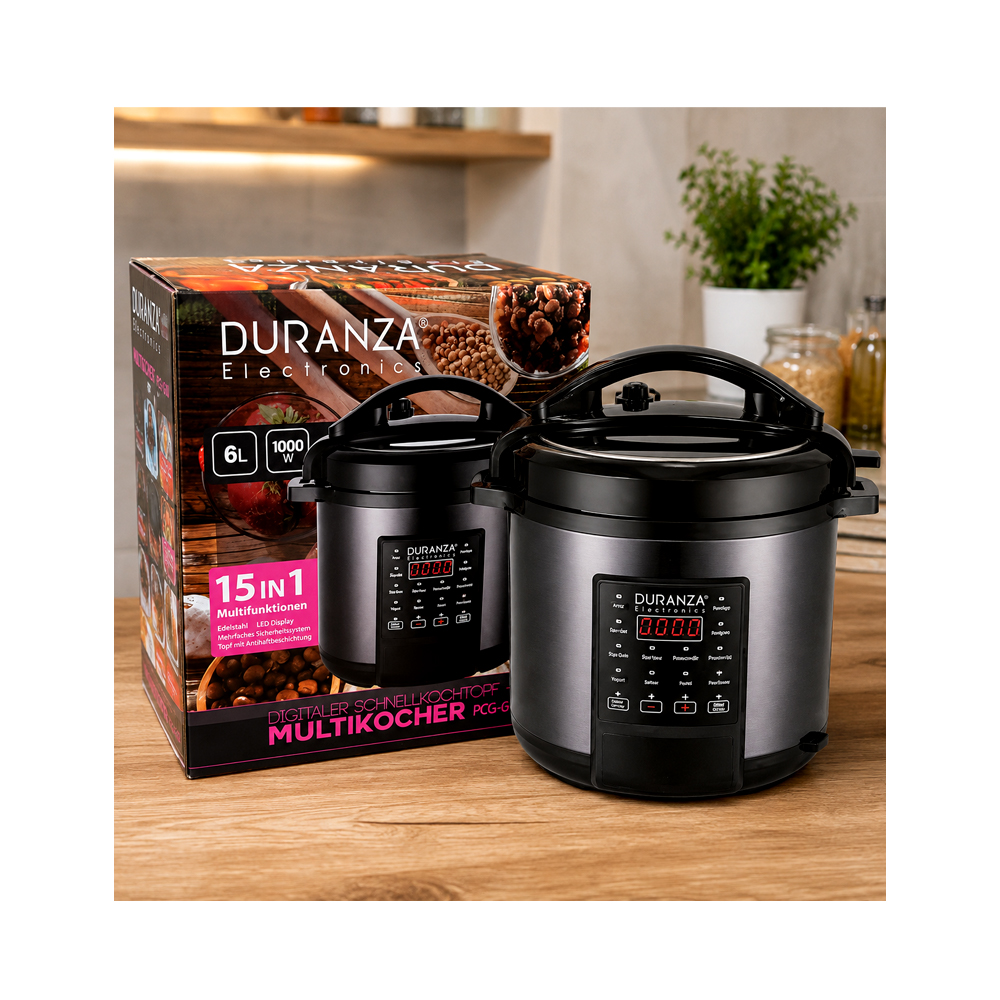 Olla Eléctrica Multifuncional DURAZNA 6L (1000w)
