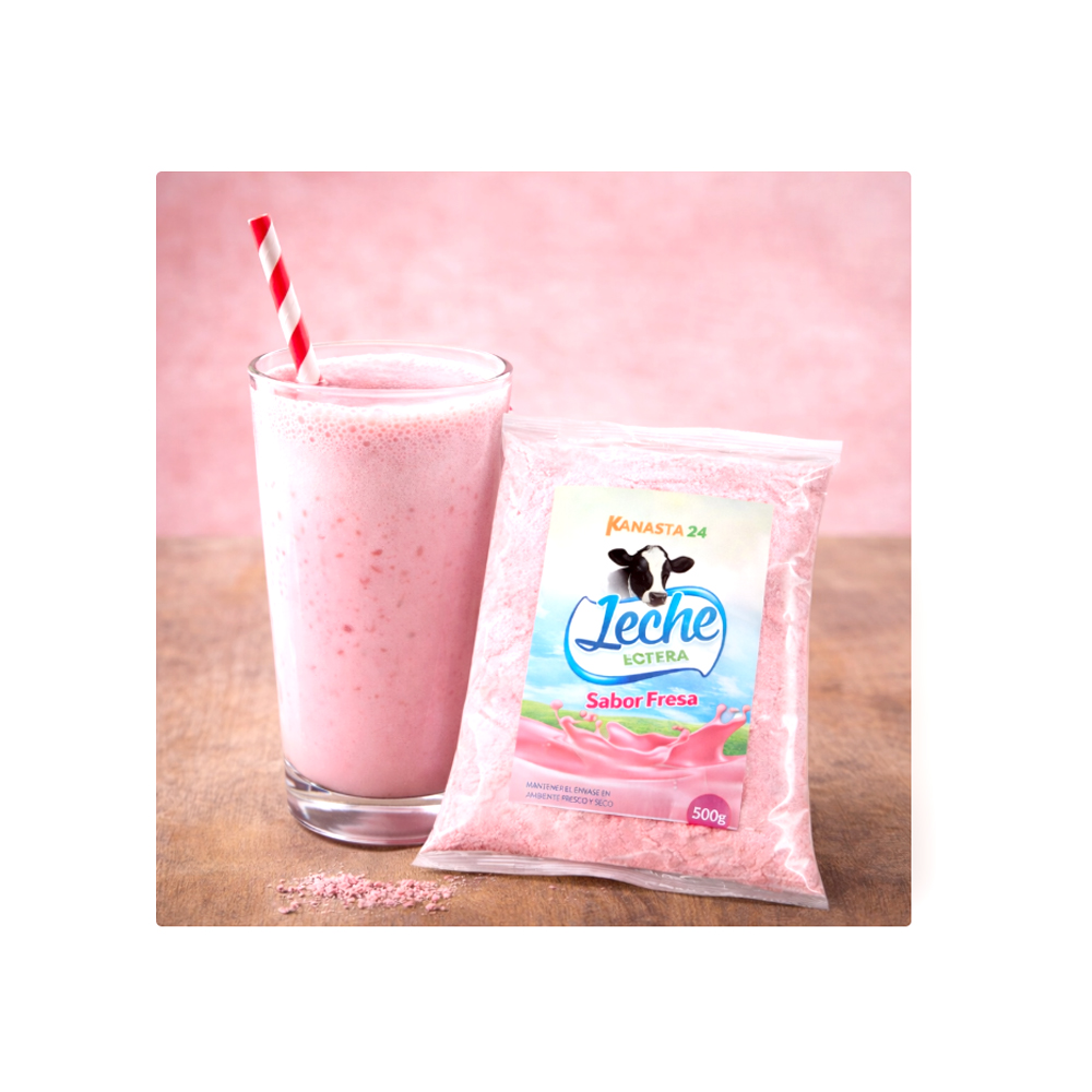 Leche en Polvo Sabor Fresa K24 (500g)