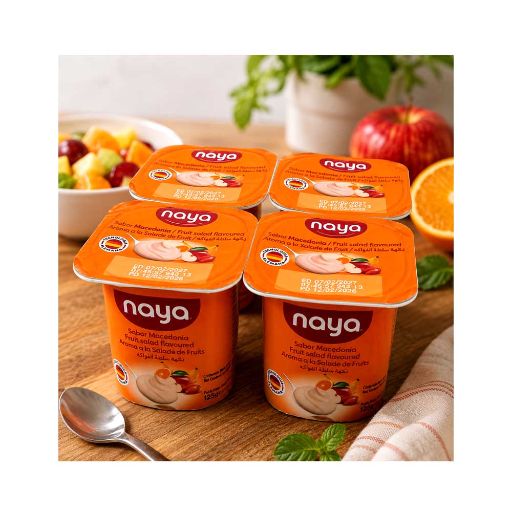 Yogur Sabor Macedonia Naya (4X125g)