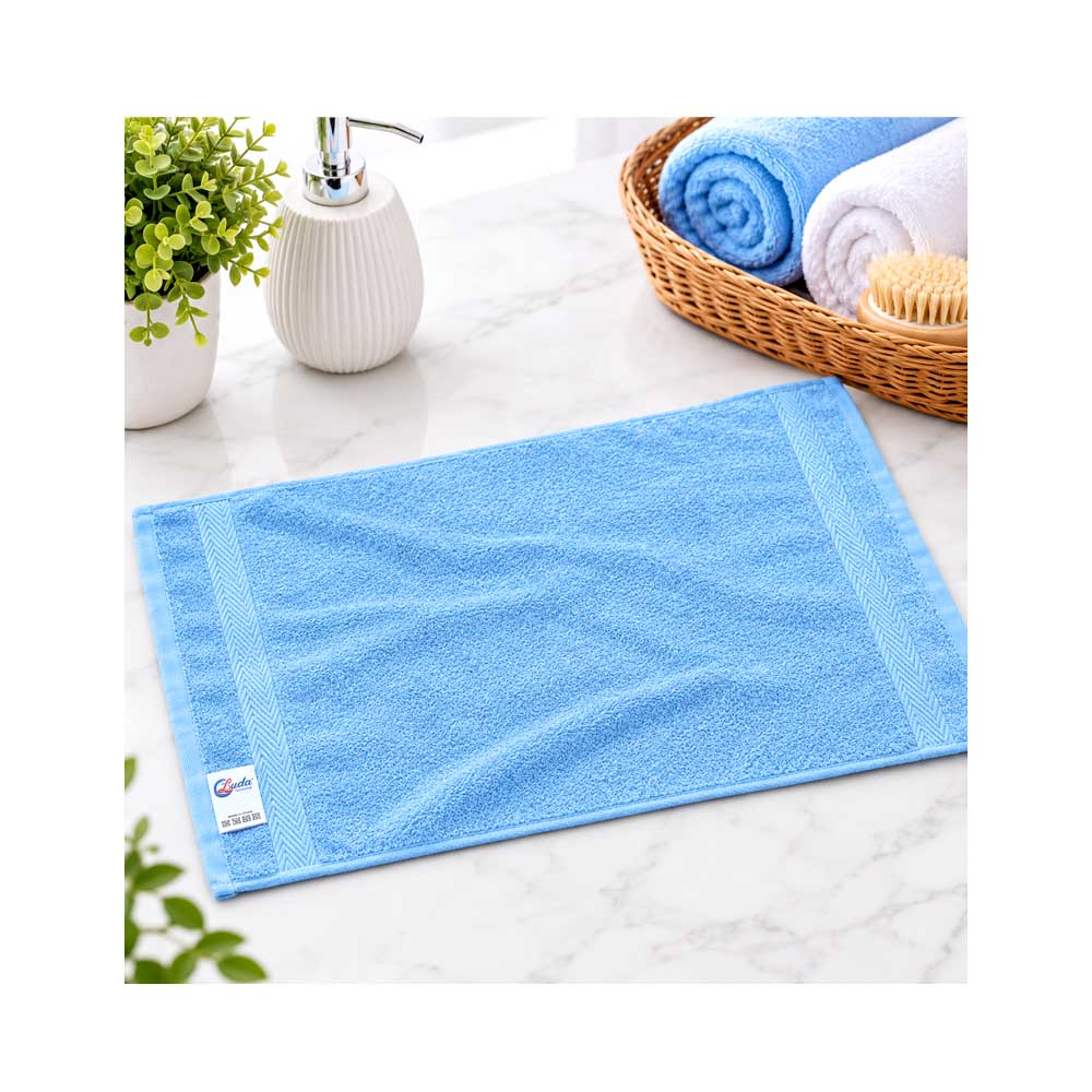 Toalla Bambú Color Azul Claro (32x75cm)