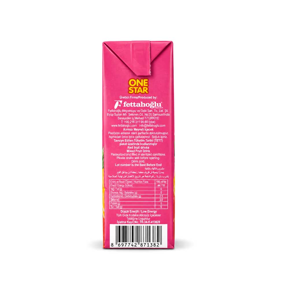 Pack 6uds de Jugo ONESTAR de Frutas (6x200ml)