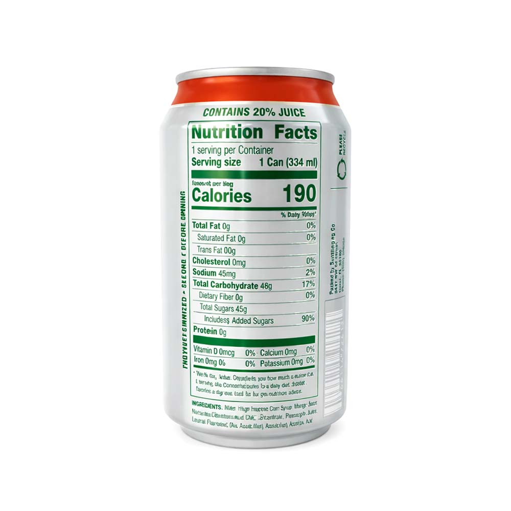 Caja de Néctar de Mango & Piña & Guayaba Sunchy (24x334ml)