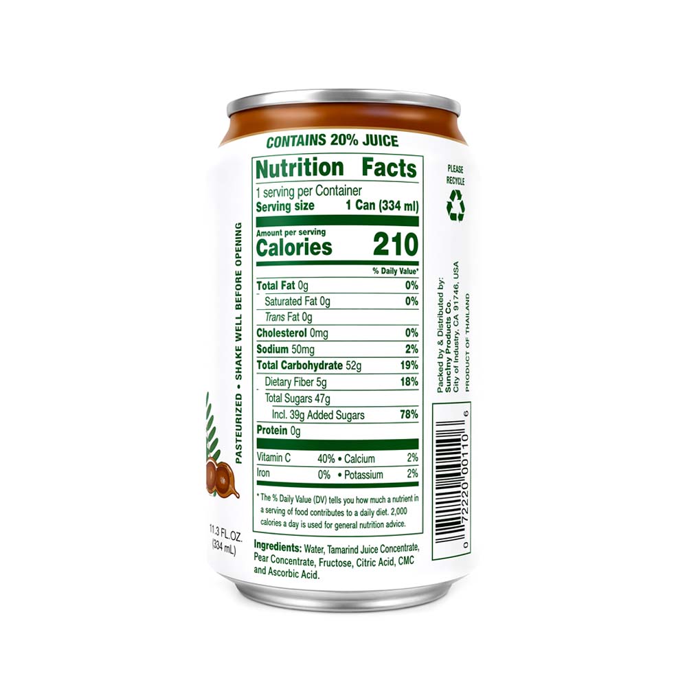 Caja de Néctar de Tamarindo Sunchy (24x334ml)